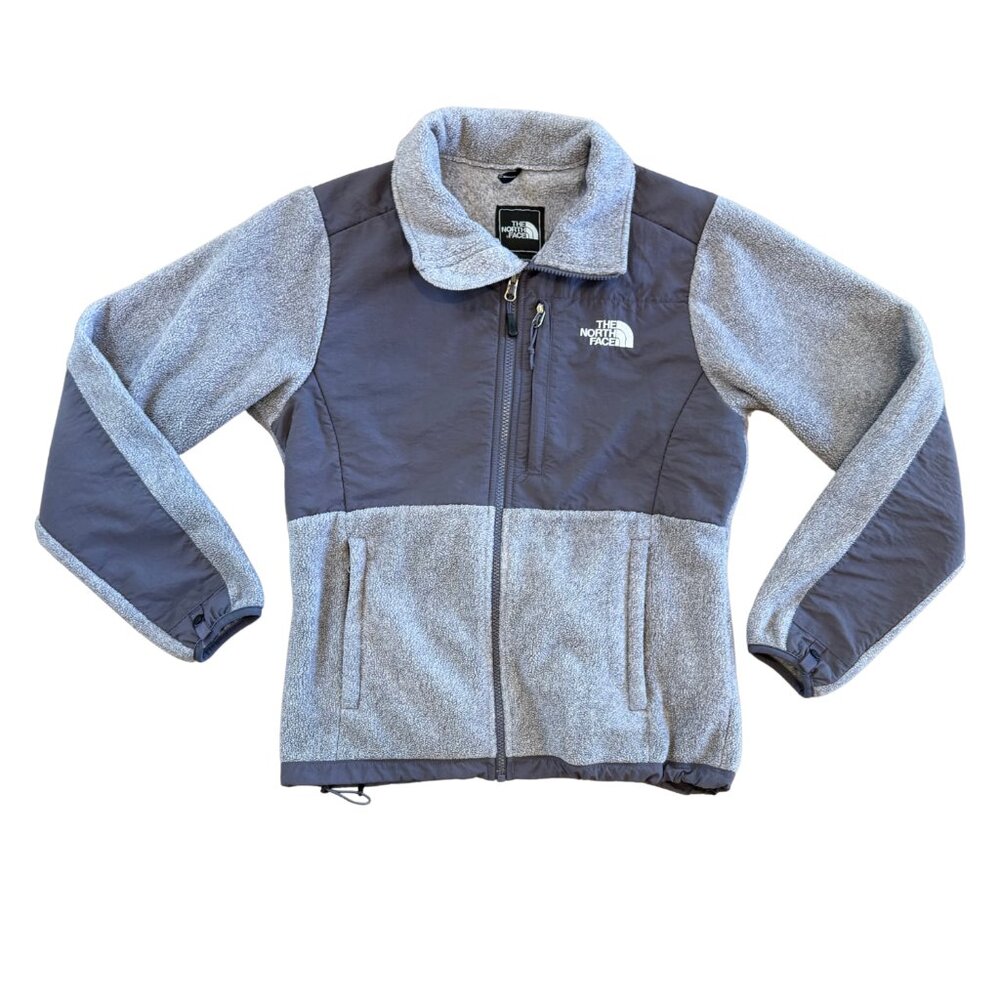 The North Face Women's Denali Retro Full Zip Fleece Purple Grey Gray Size Small